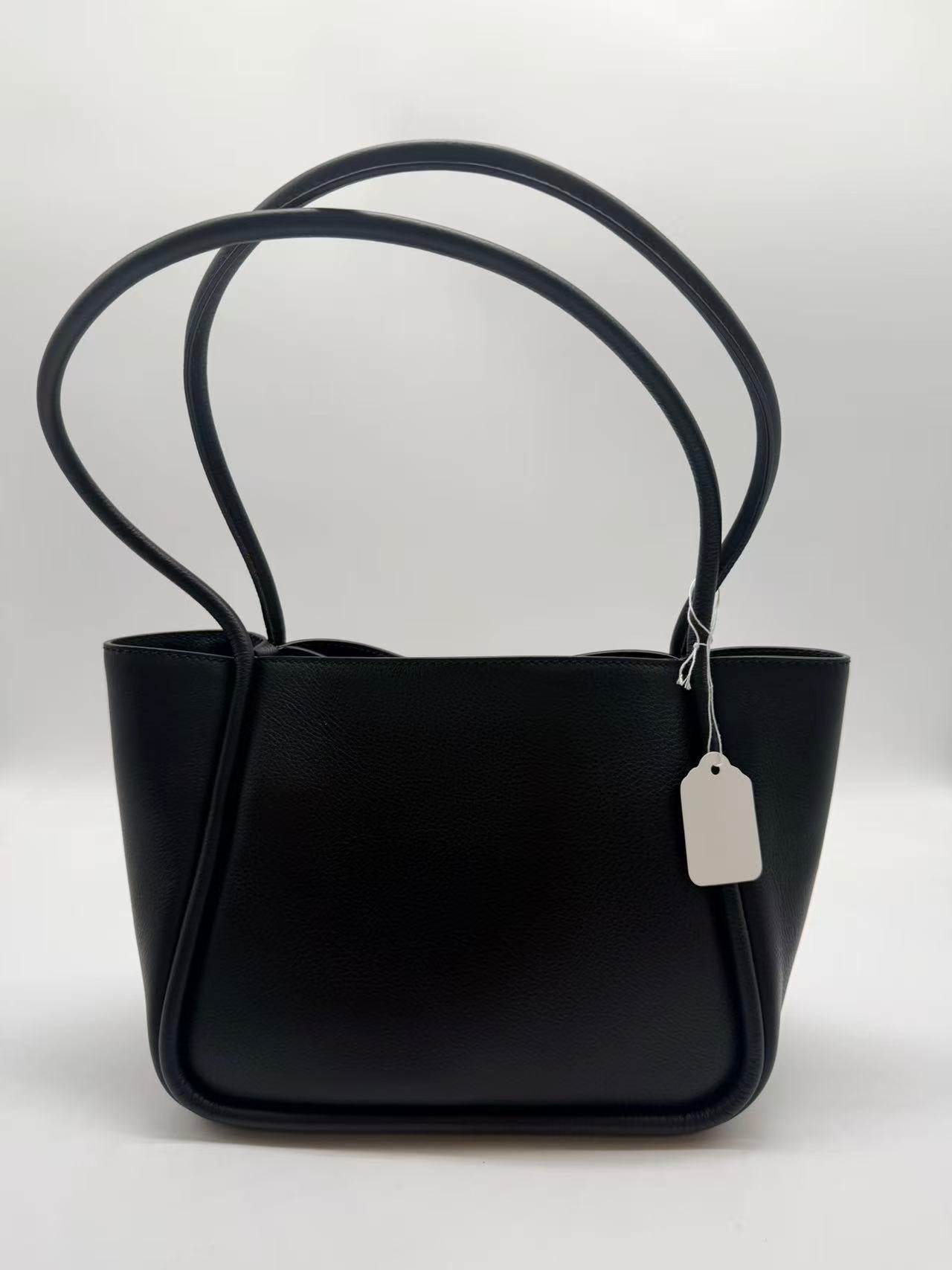 Prada Leather Canapa Canvas Top Handle Bag PR160