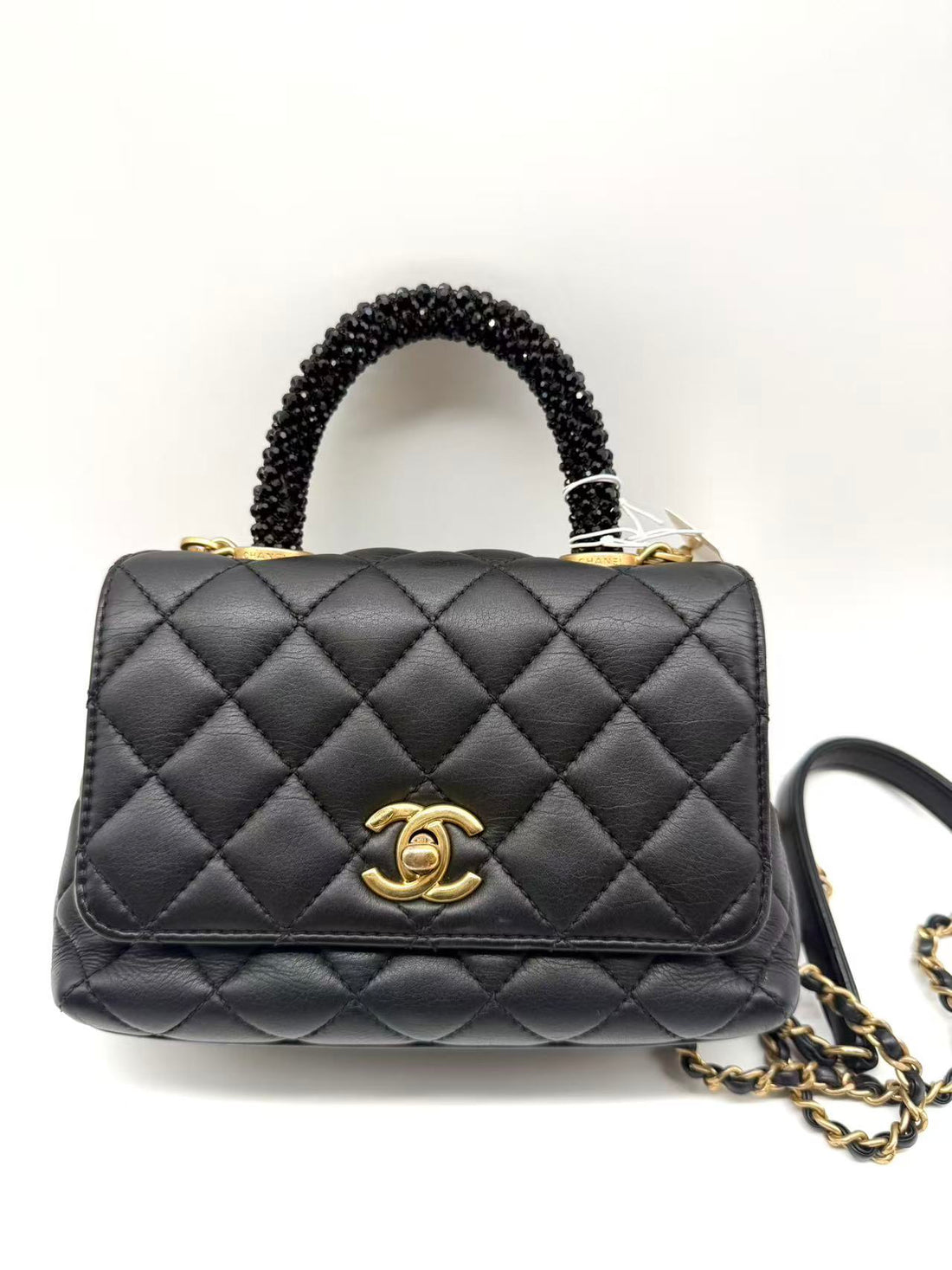 CHANEL COCO HANDLE MINI DIAMONDS, MICROCHIP, FULLSET, DARPIN