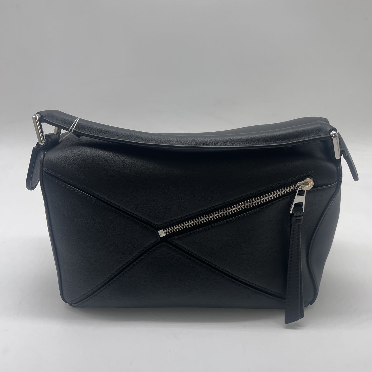 Loewe Calfskin Small Puzzle Bag Black LW14