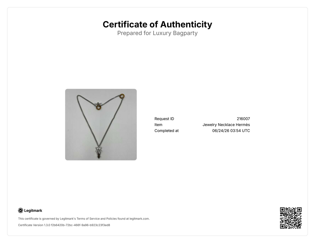 Hermes Destrier Necklace HMN19