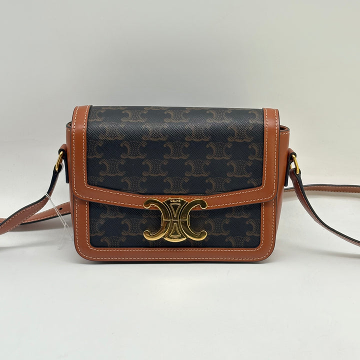 Celine Teen Triomphe Canvas Shoulder Bag CE89