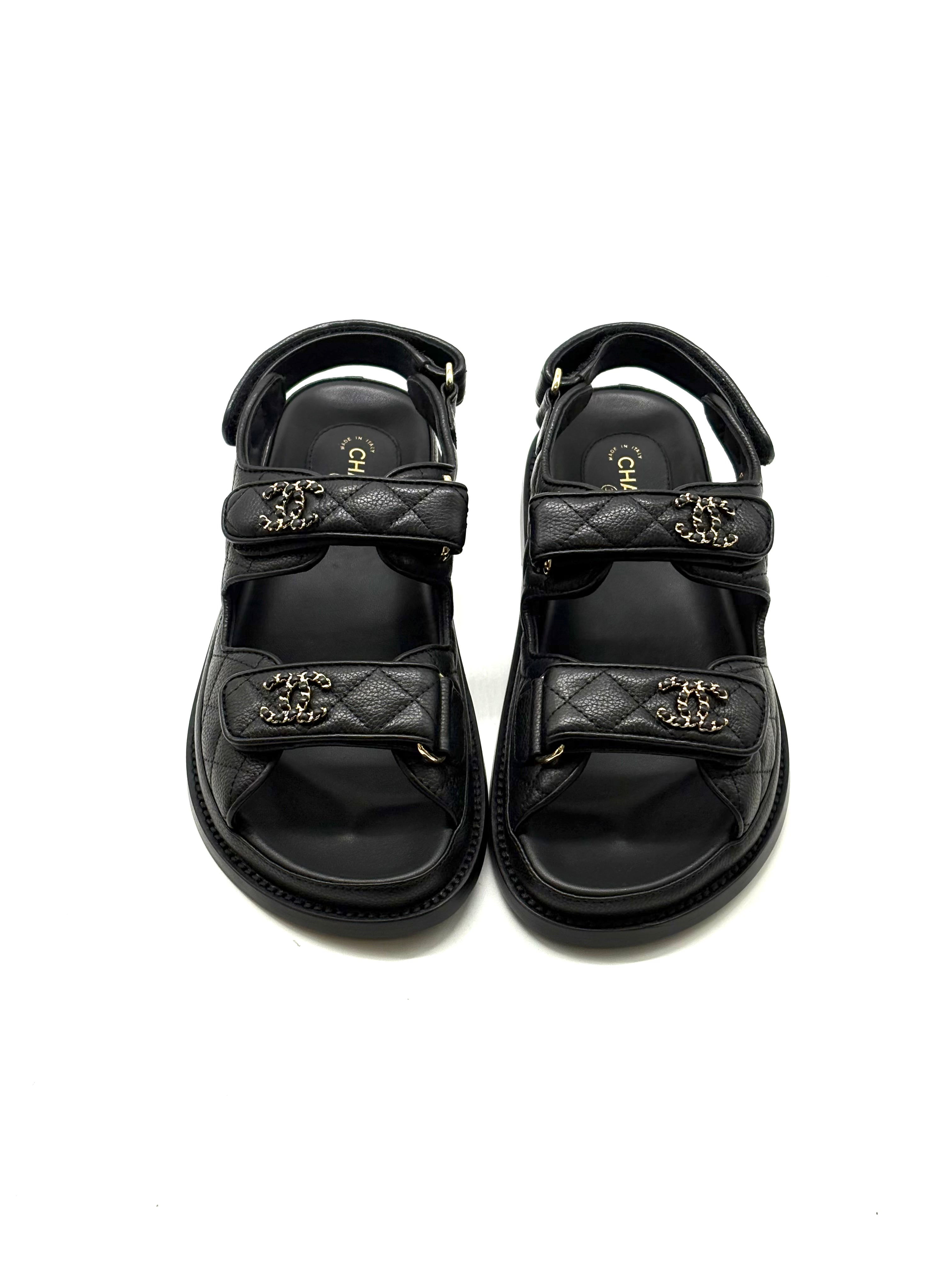 Chanel 2025 Interlocking CC Logo Slides CCSL