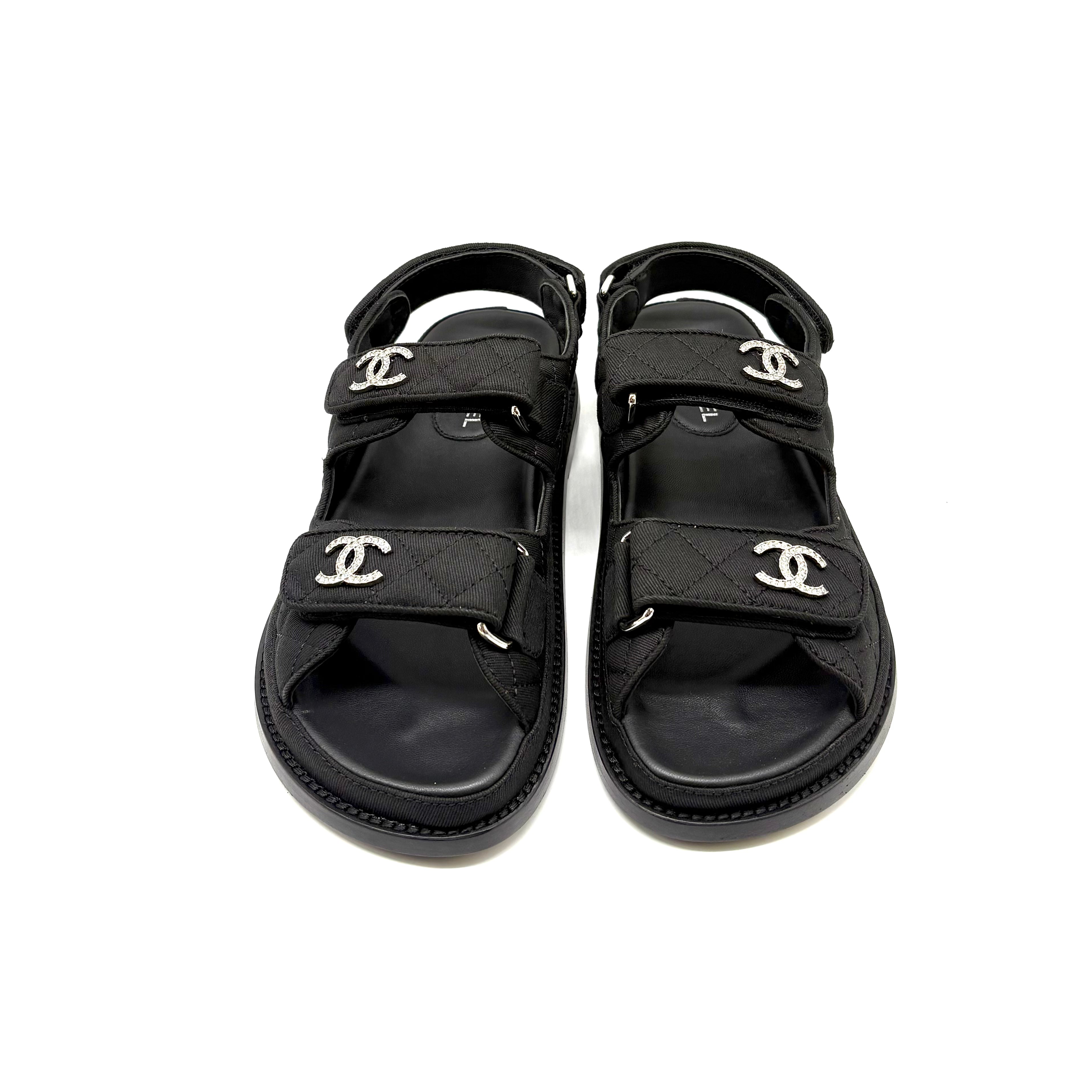 Chanel 2025 Canvas CC Logo Slides  CCSC