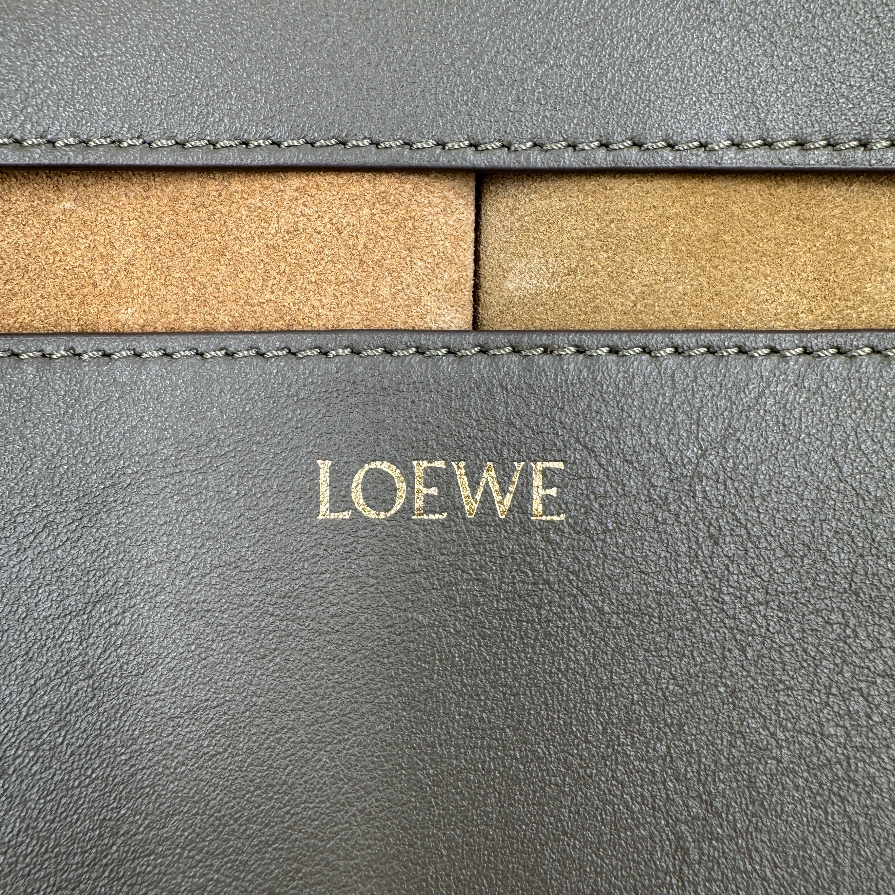 Loewe Puzzle fold tote bag Black LW37