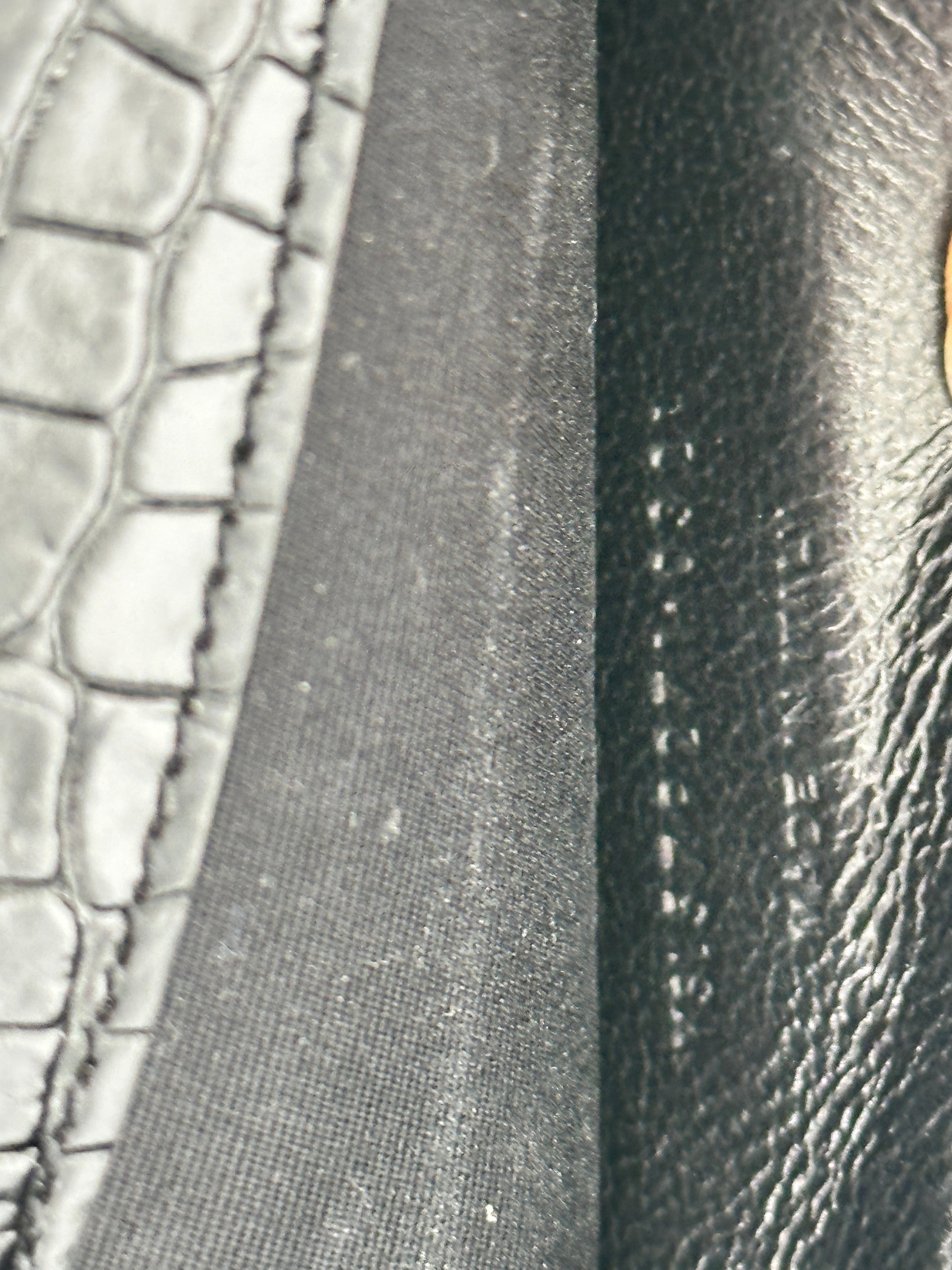 Saint Laurent Corc-Embossed Manhattan Medium Shoulder Bag Black GHW