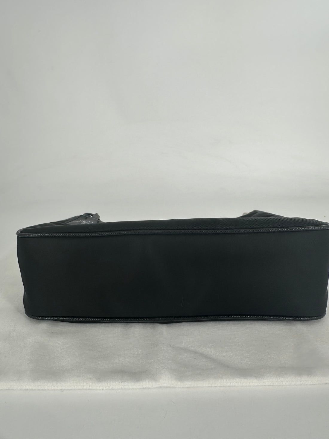 Prada Nylon Re-Edition Shoulder Bag Black full set