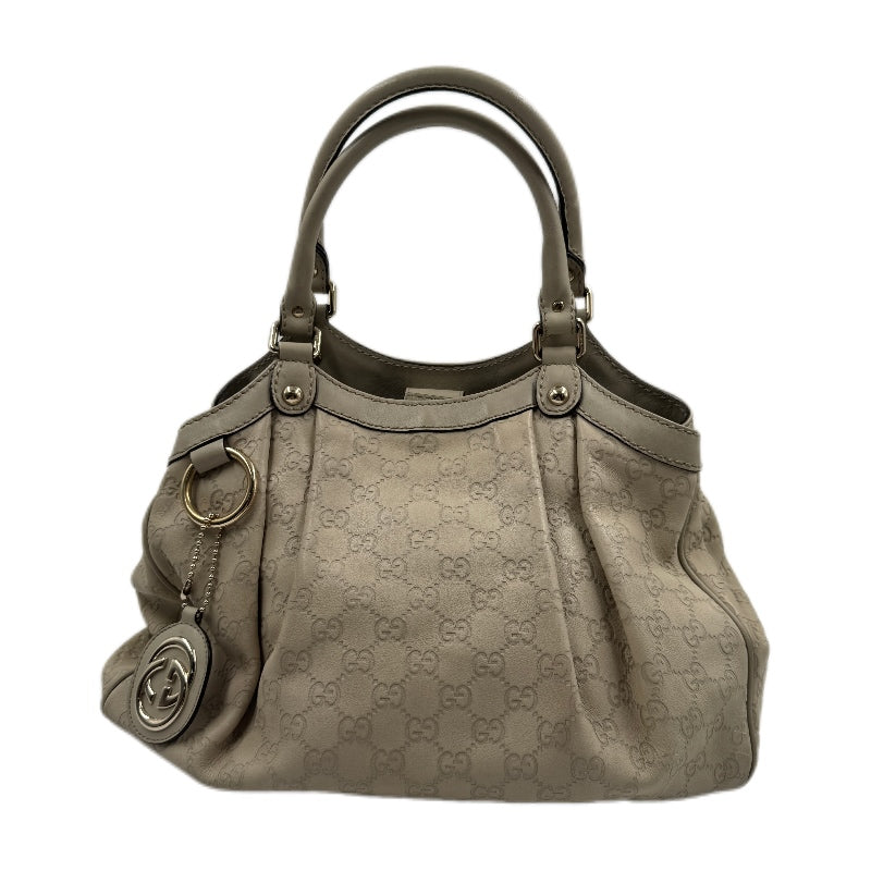 Gucci Guccissima Medium Sukey Tote Mystic White