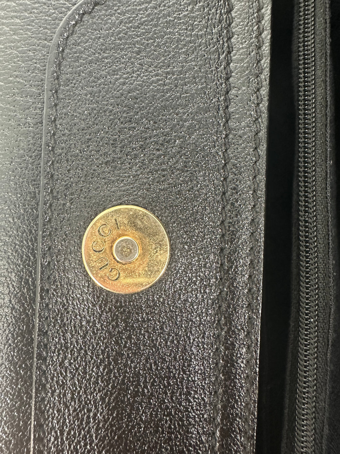 Gucci  Bamboo Shopper Tote Suede Black