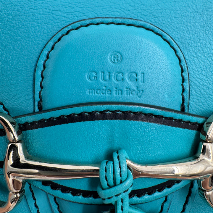 Gucci Blue Emily Leather Crossbody Bag