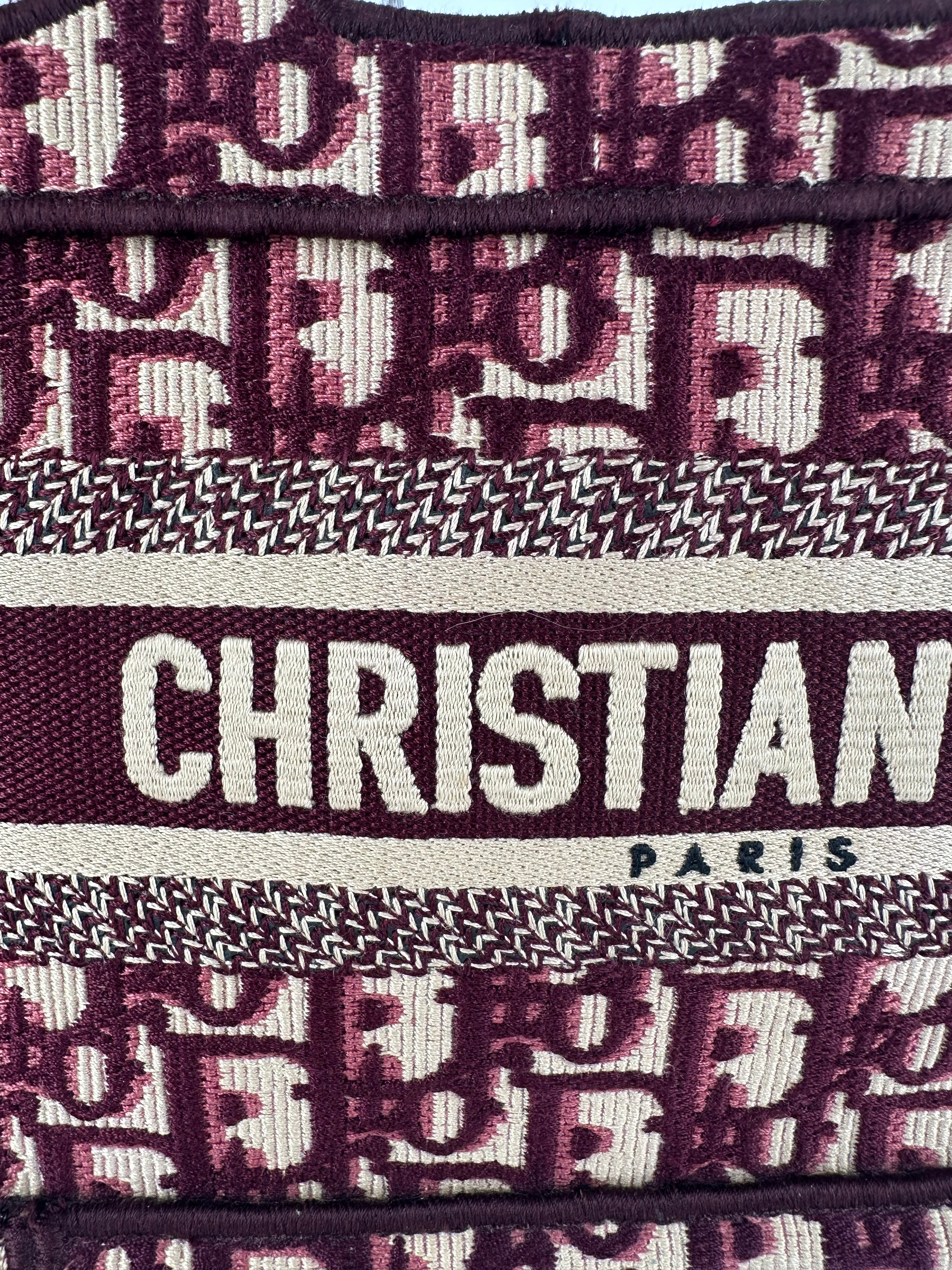 Christian Dior Book Tote Mini Red DR195