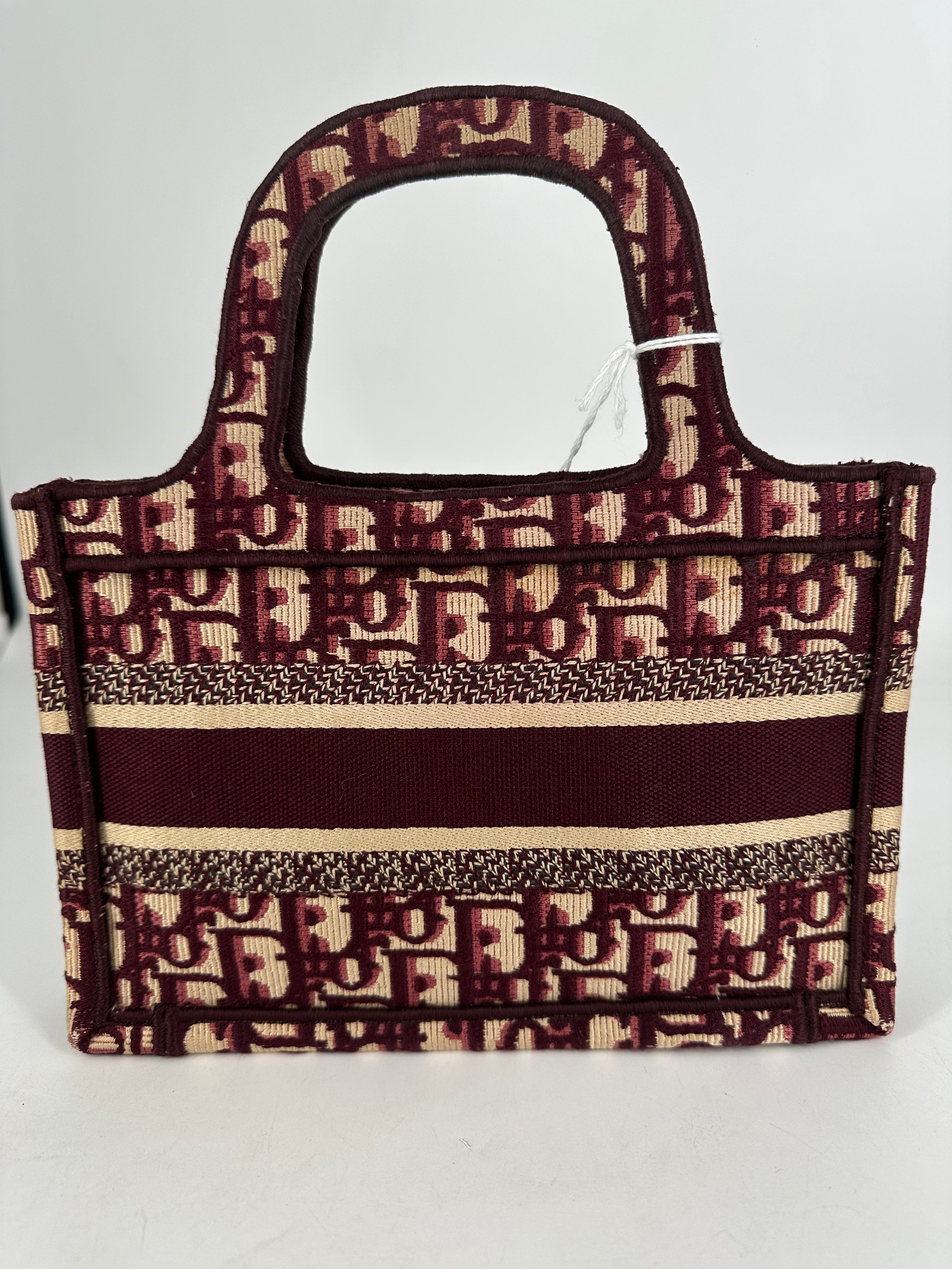 Christian Dior Book Tote Mini Red DR195