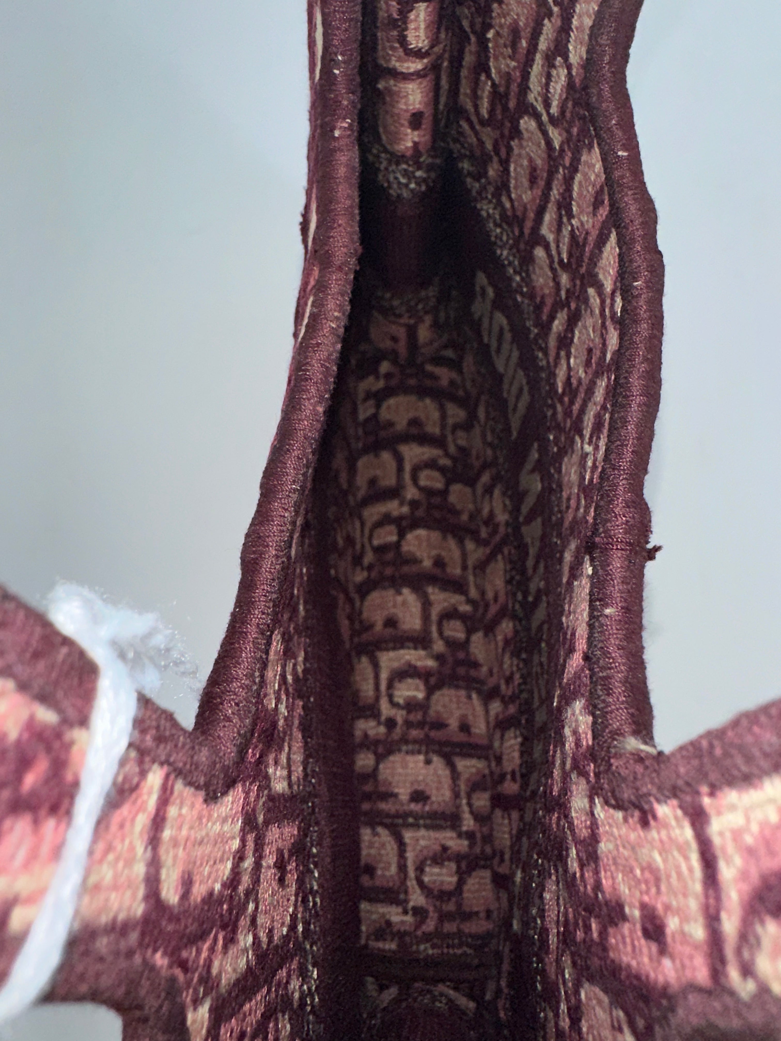 Christian Dior Book Tote Mini Red DR195