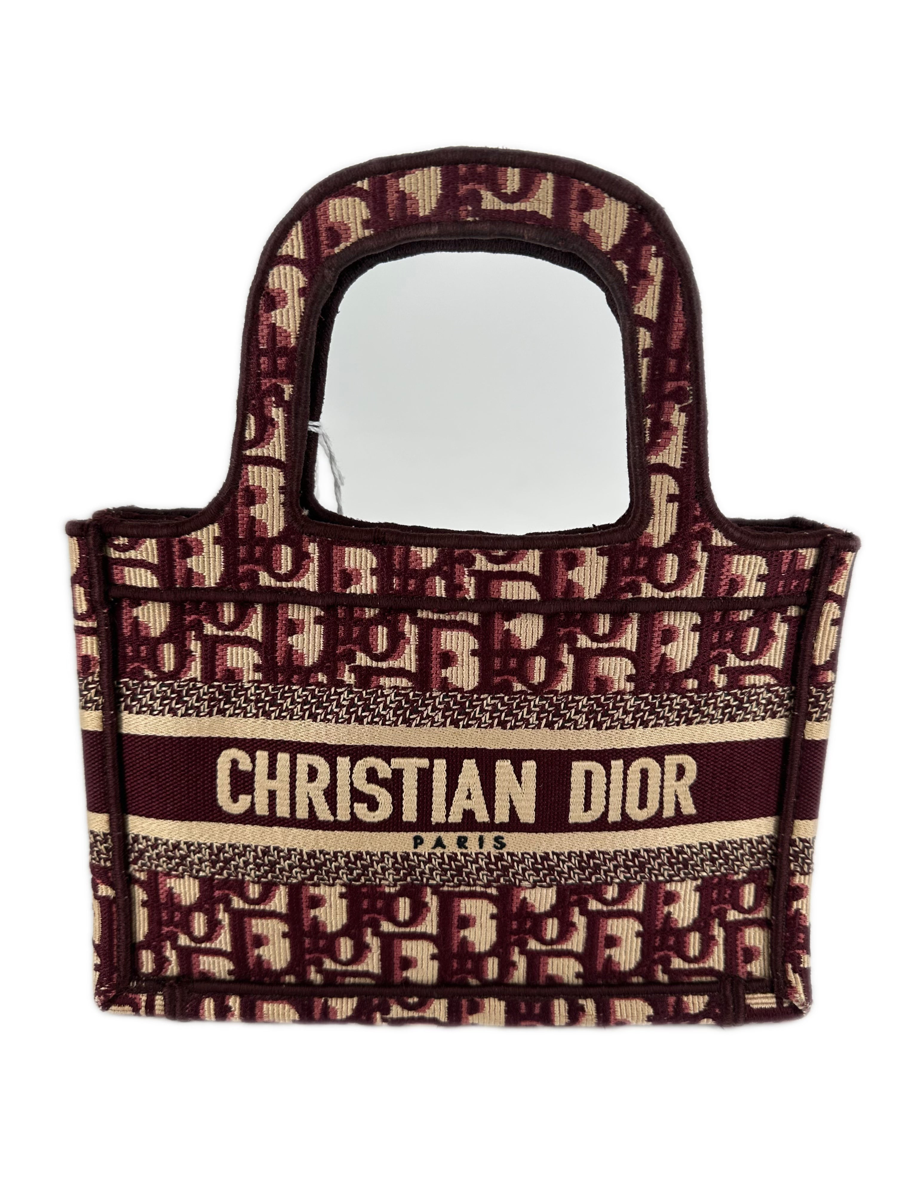 Christian Dior Book Tote Mini Red DR195
