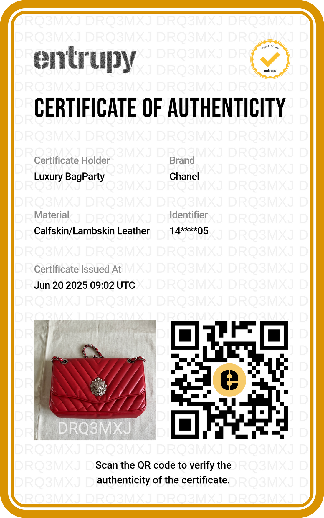 Chanel Leo Lion Medium Flap Bag Red