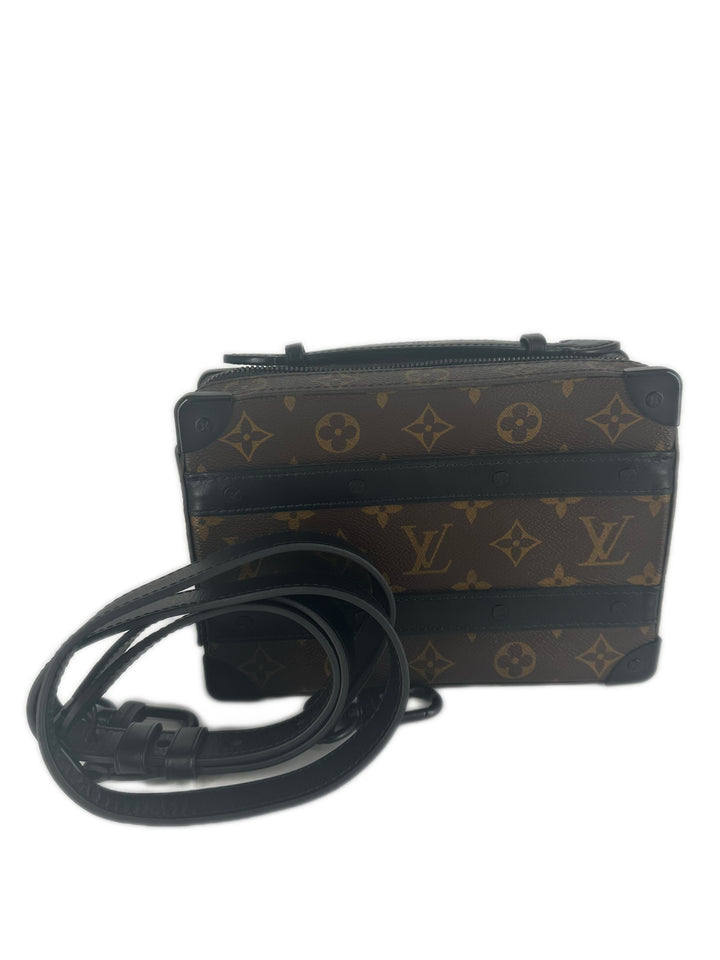 Louis Vuittion Handle Soft Trunk Shoulder Bag Mircrochipped Lv966