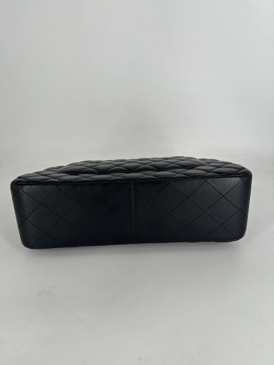 Chanel Double Flap Lambskin Jumbo CF Black (19***57)cc390