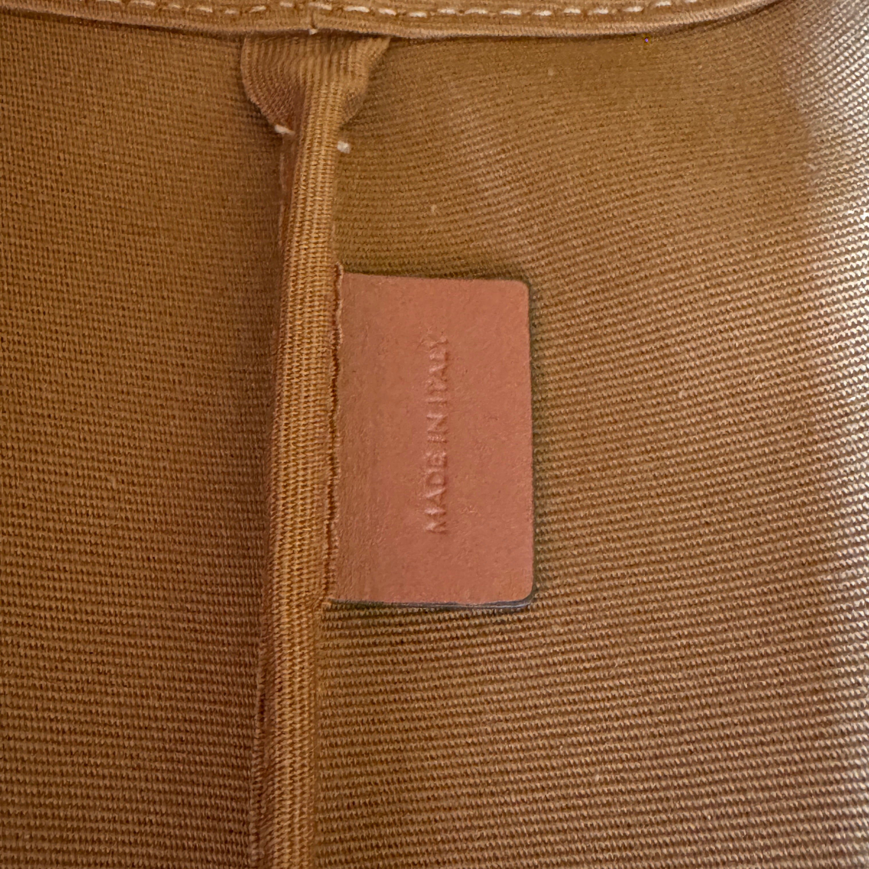 Celine Triomphe Canvas Calfskin Small Bucket Bag CEBUCKET