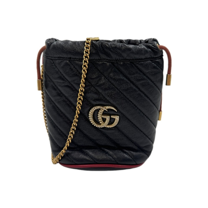 Gucci Mini Torchon GG Marmont 2.0 Bucket Bag