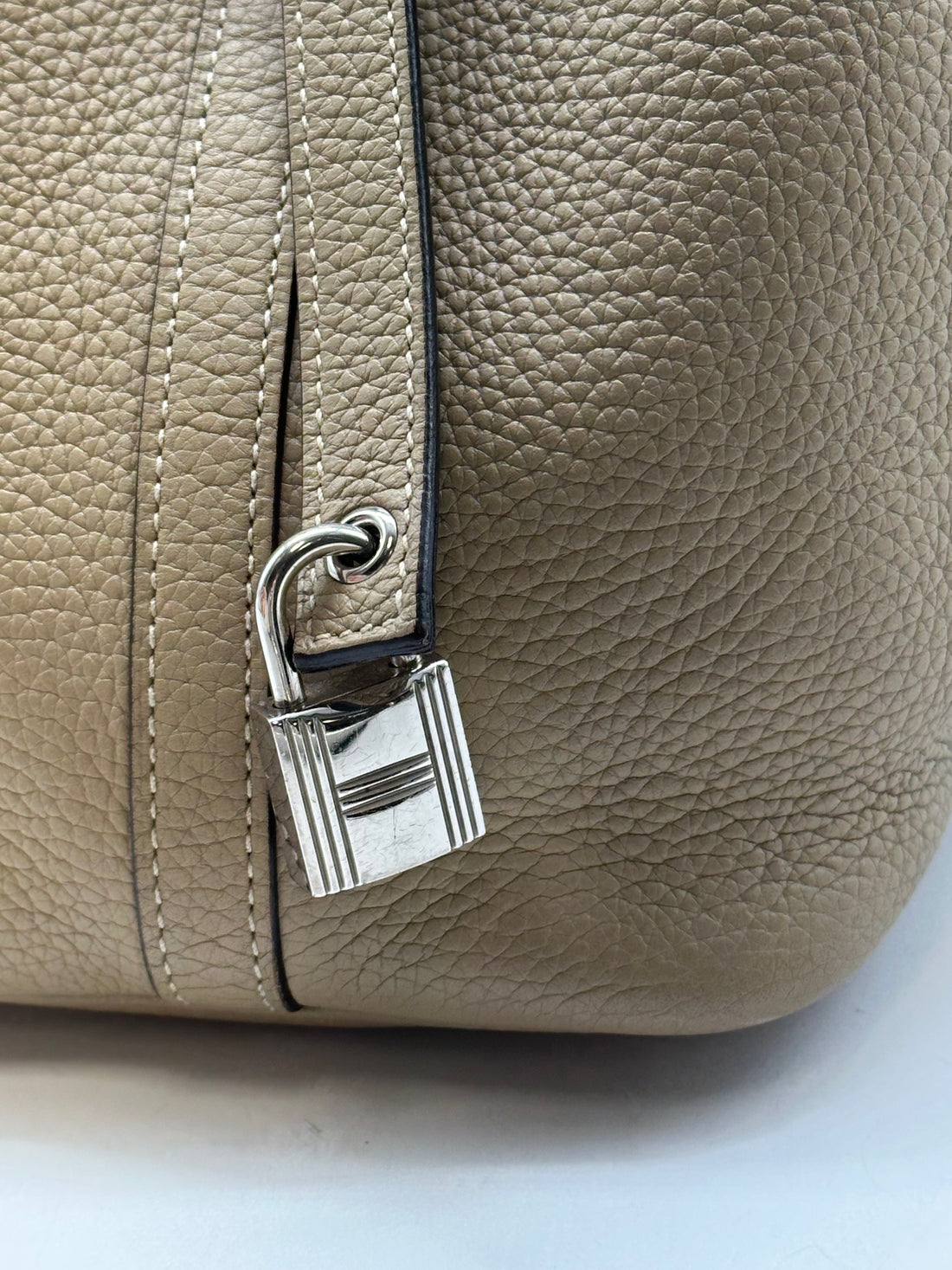 Hermes Picotin Lock 18cm Beige/Silver HR23NA