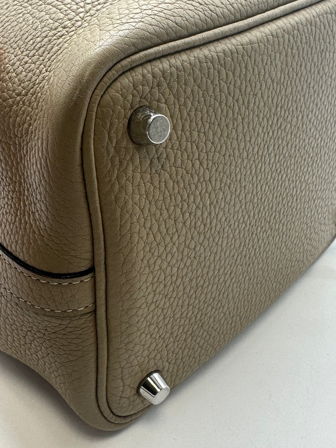 Hermes Picotin Lock 18cm Beige/Silver HR23NA