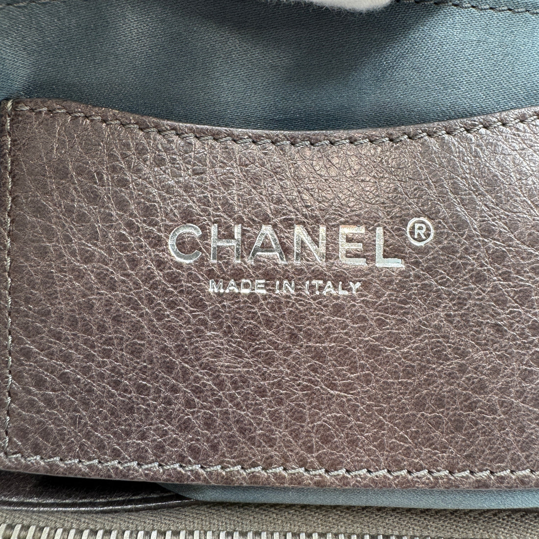 Chanel Glazed Calfskin Large On The Road Tote