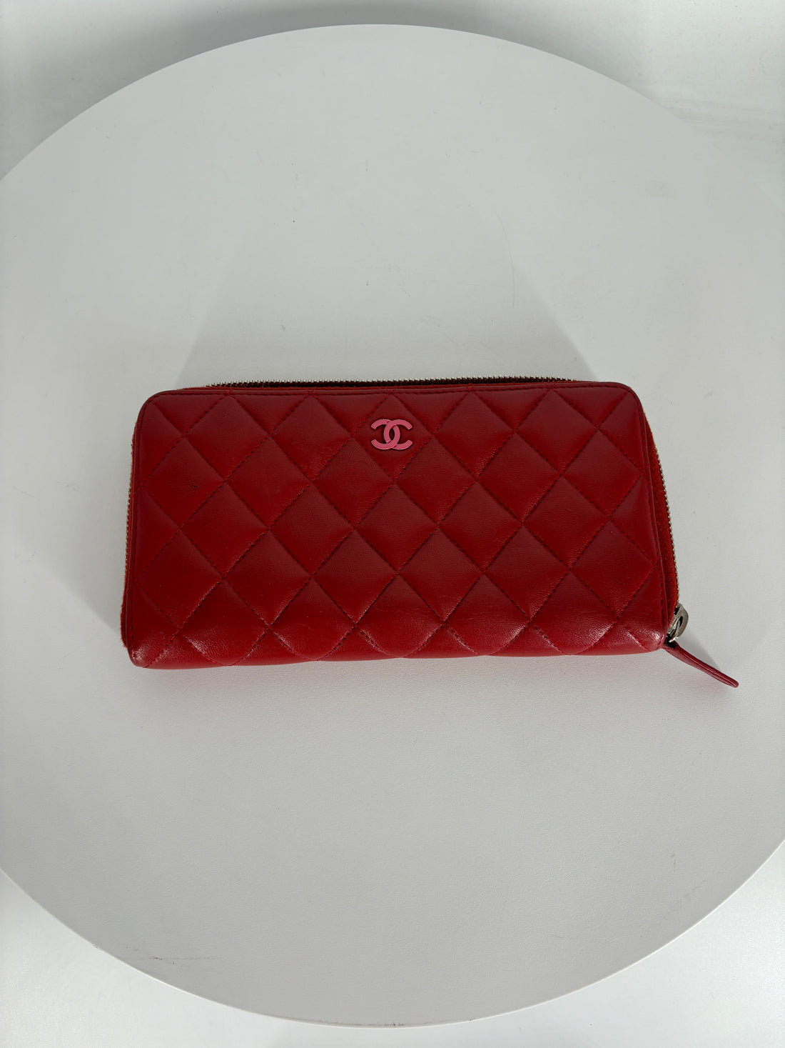 Chanel Lambskin Wallet PHW