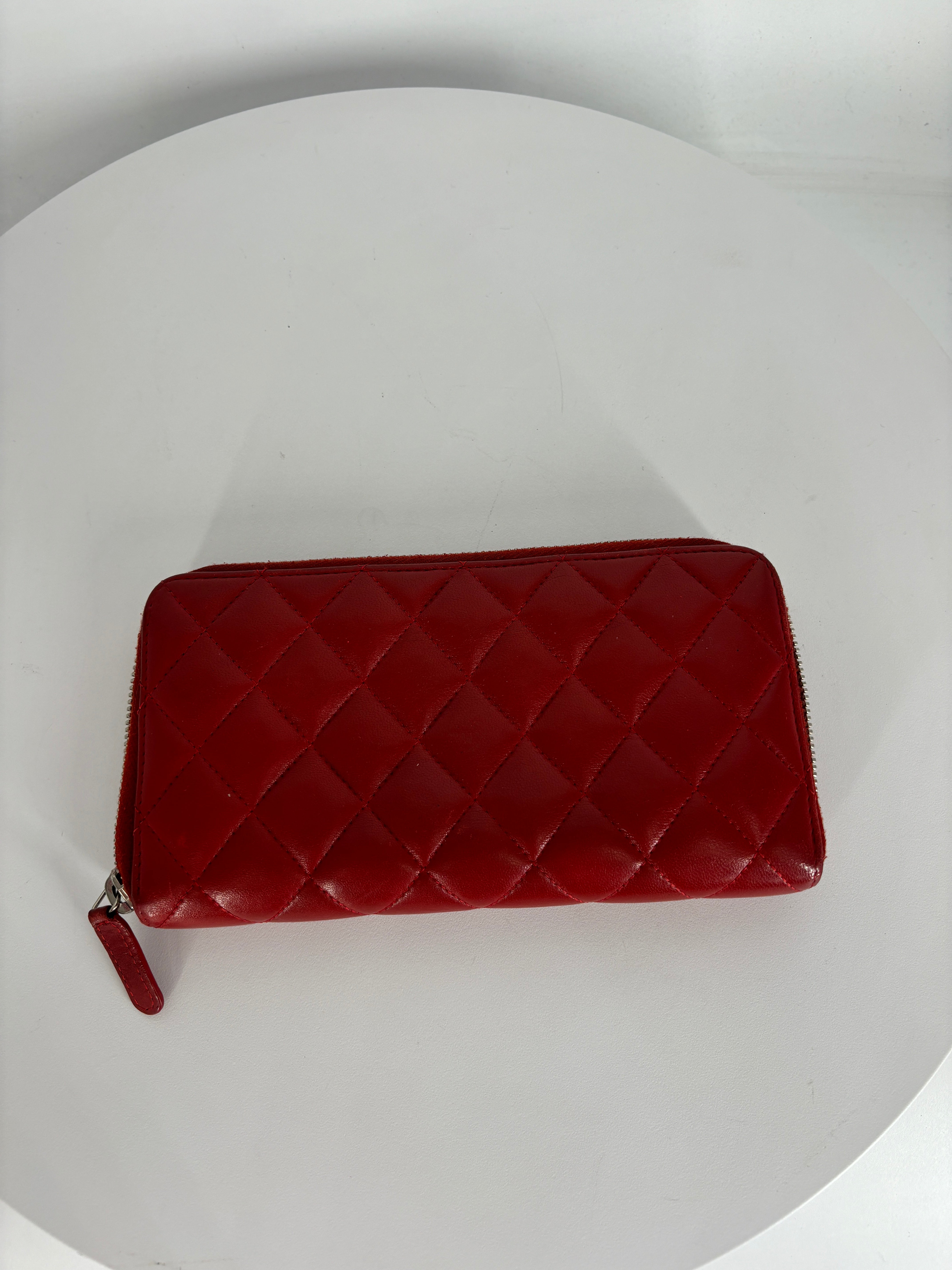 Chanel Lambskin Wallet PHW