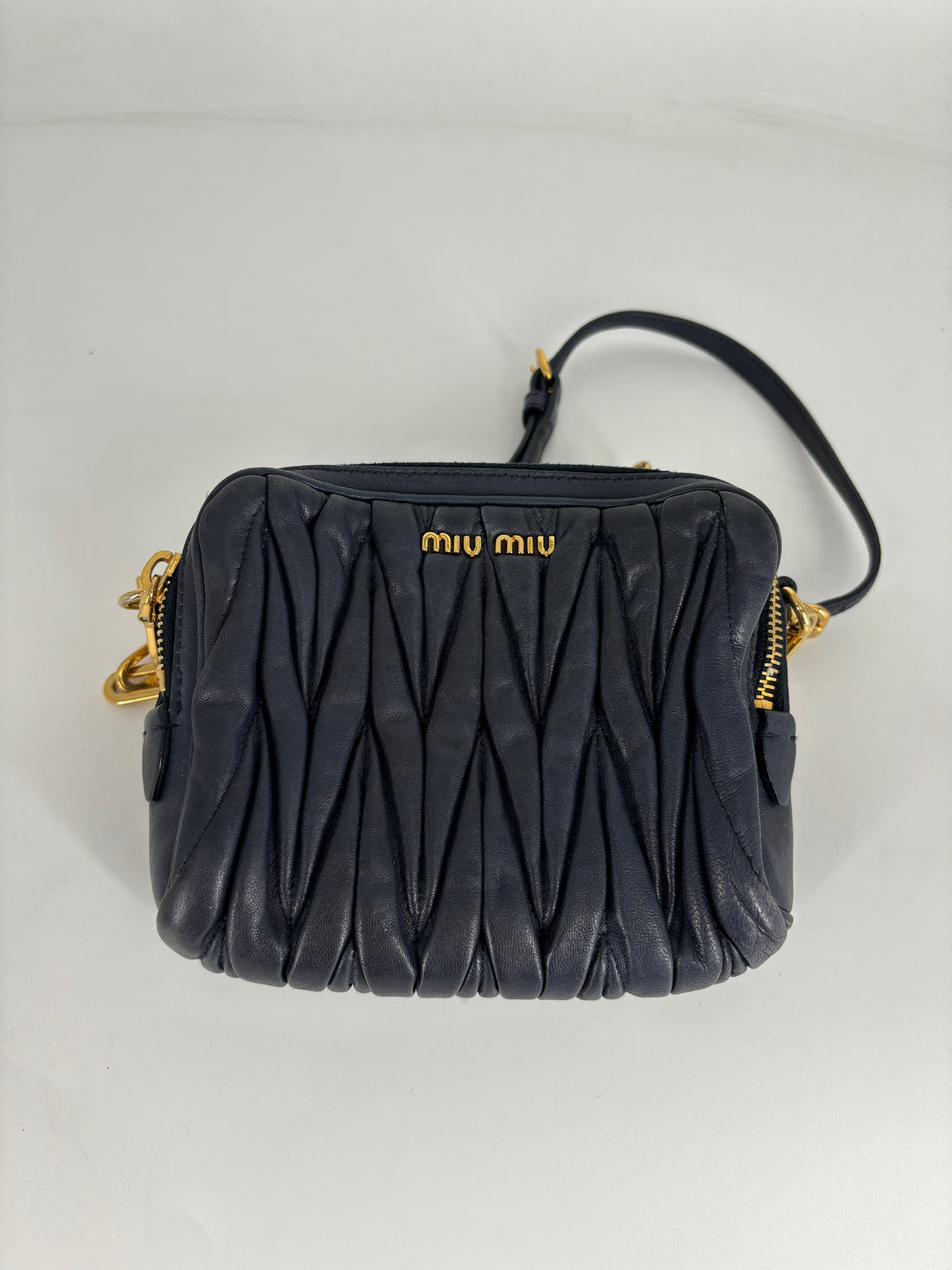 Miu Miu Matelasse Leather Corssbody Bag