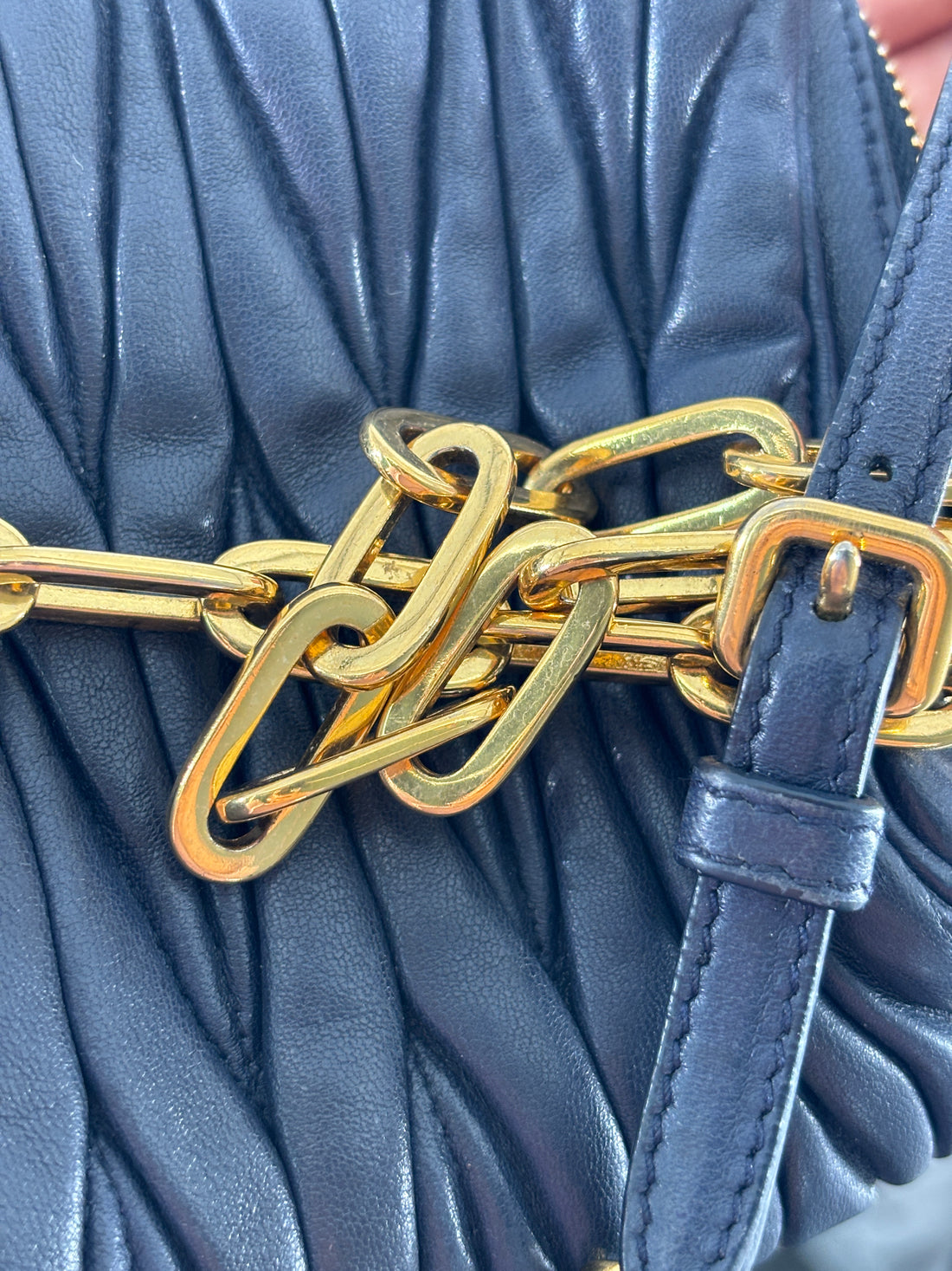 Miu Miu Matelasse Leather Corssbody Bag
