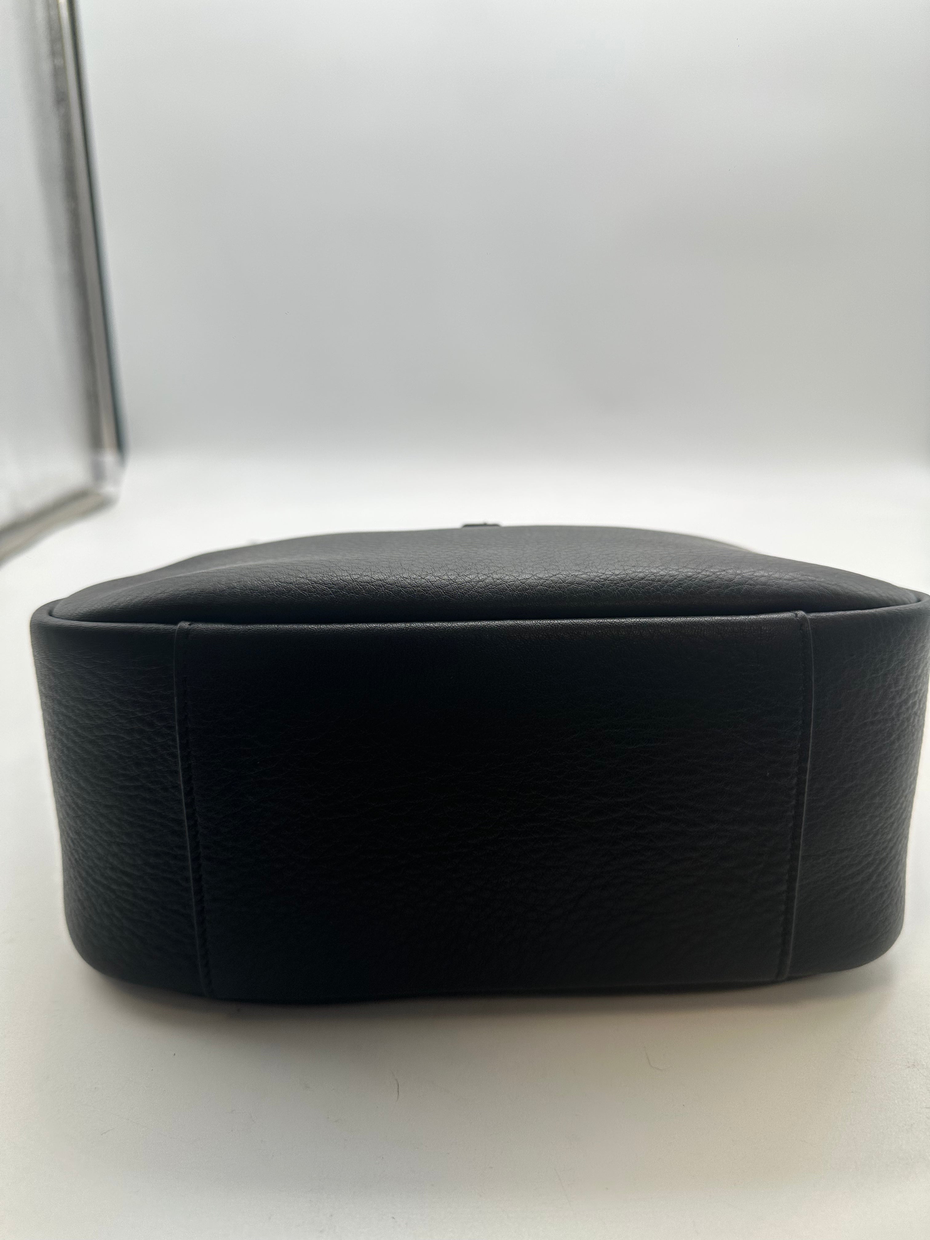 Saint Laurent Le 37 Small Leather Hobo Bag Black SLbucket