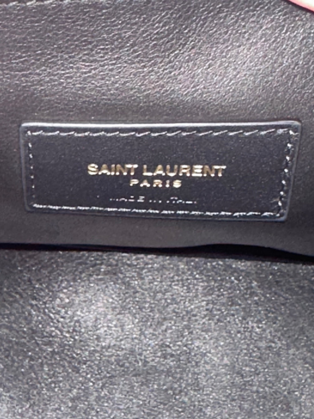 Saint Laurent Le 37 Small Leather Hobo Bag Black SLbucket