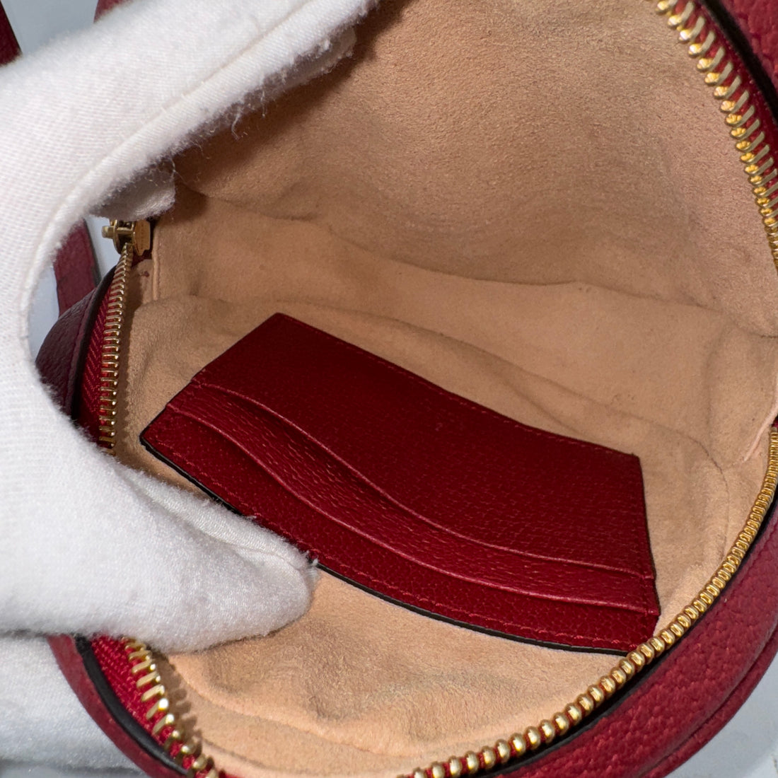 Gucci Ophidia Floral Backpack Canvas Red GG149