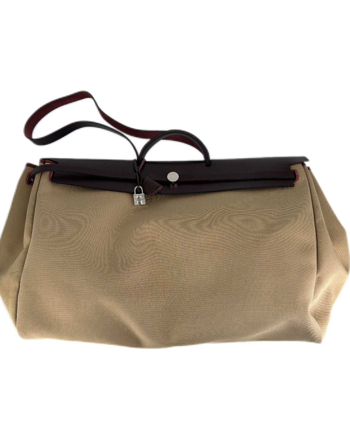 Hermes Beige Herbag Cabine 50