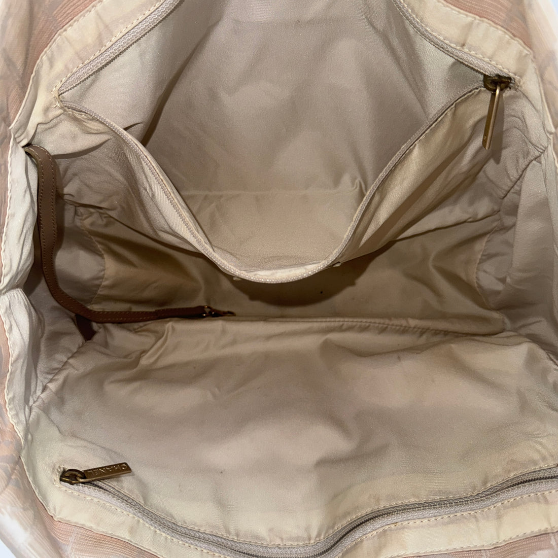 Chanel Travel Ligne Neutrals Tote