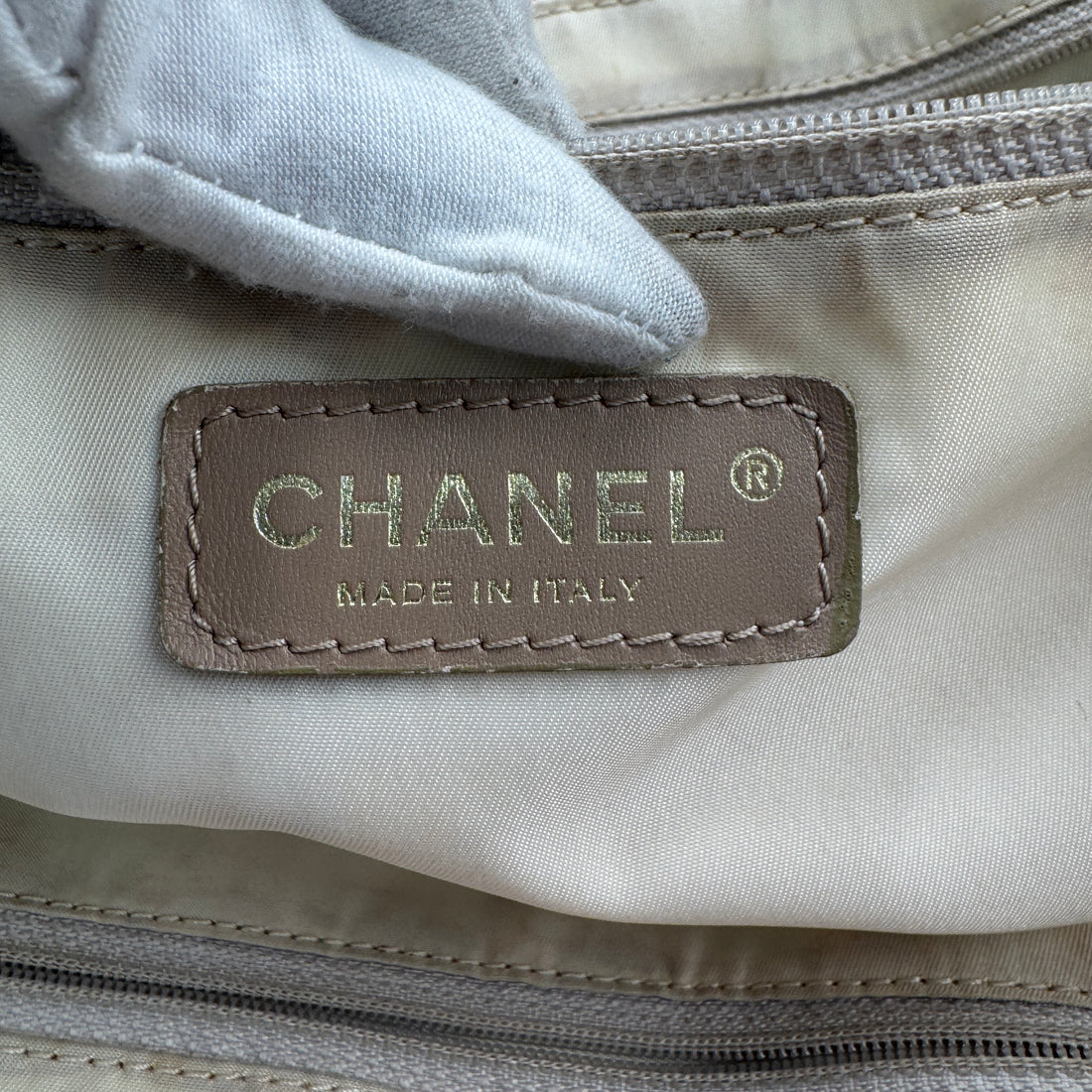 Chanel Travel Ligne Neutrals Tote