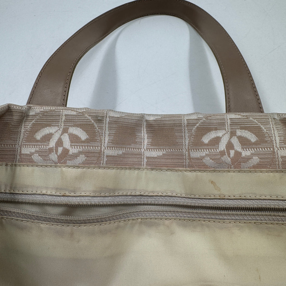 Chanel Travel Ligne Neutrals Tote