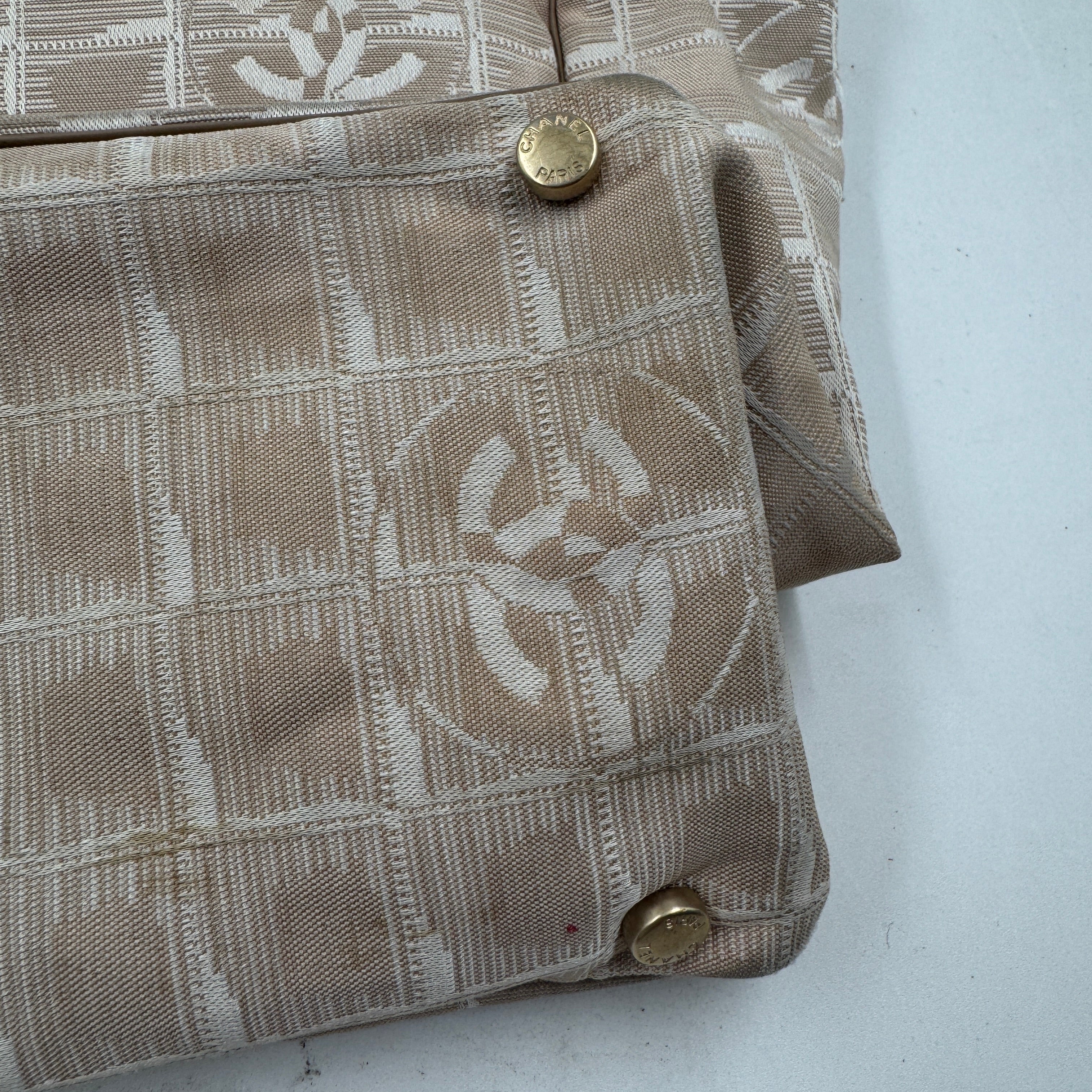 Chanel Travel Ligne Neutrals Tote