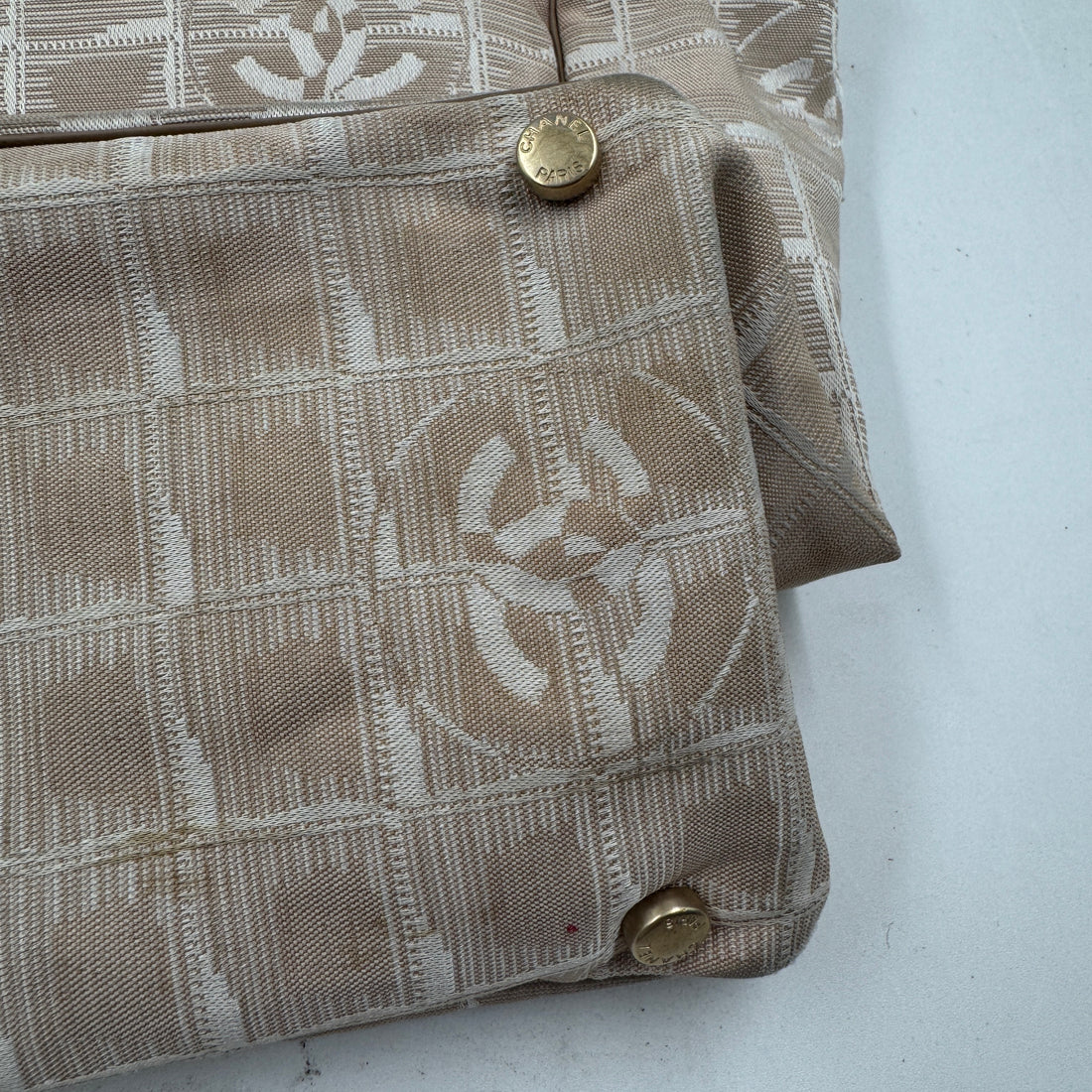 Chanel Travel Ligne Neutrals Tote