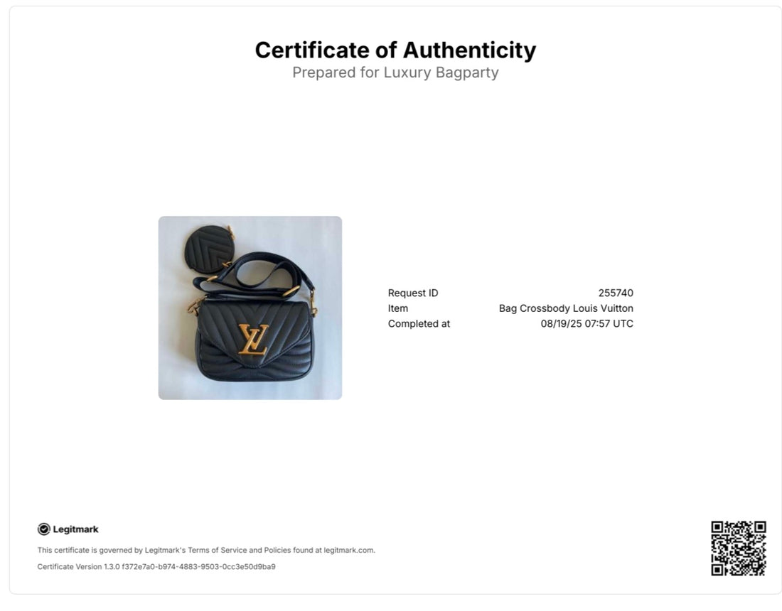 Louis Vuitton Calfskin New Wave Chain PM Smoothie black LV956