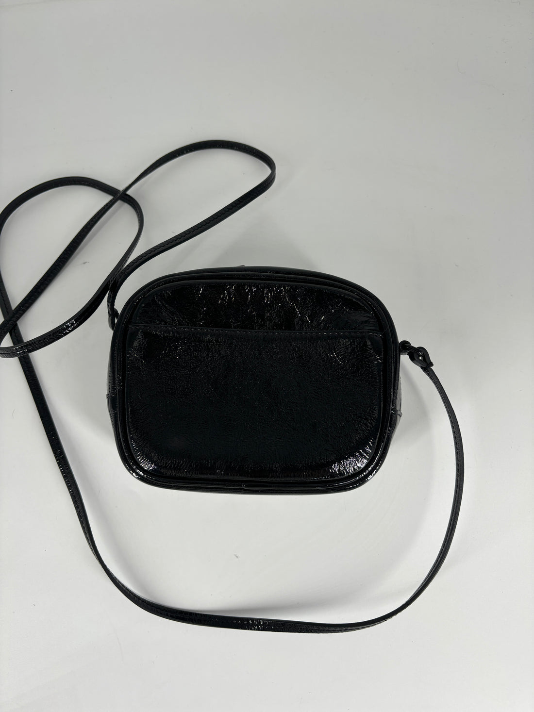 Saint Laurent Monogram Sequin Blogger Bag Black