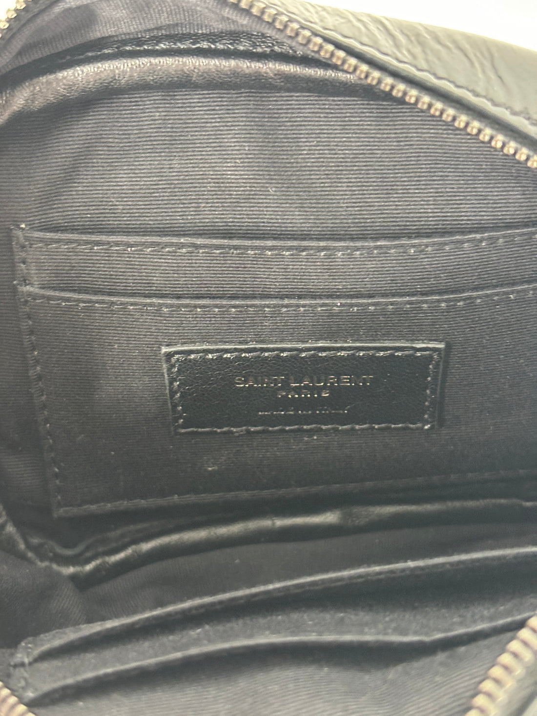Saint Laurent Monogram Sequin Blogger Bag Black