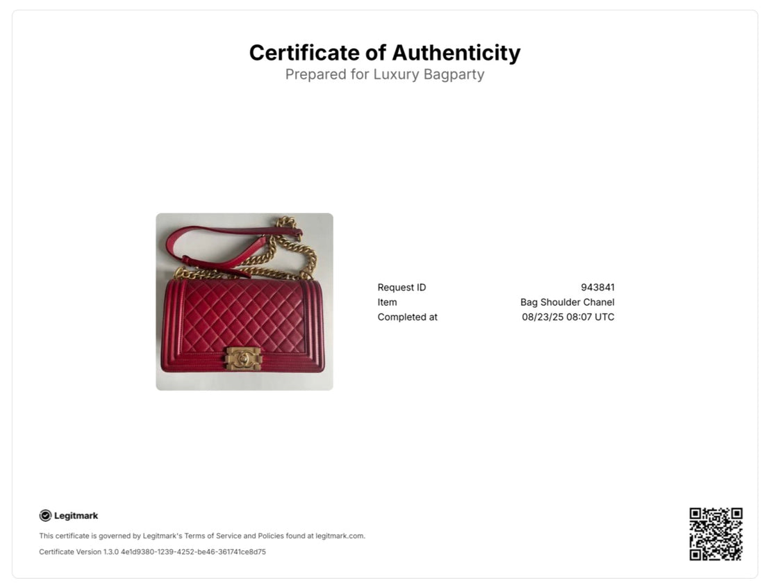 Chanel Quilted Lambskin Medium Boy Red CC388