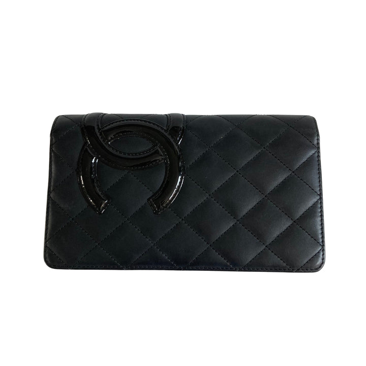 Chanel Cambon Bifold Wallet Black CC 18747591