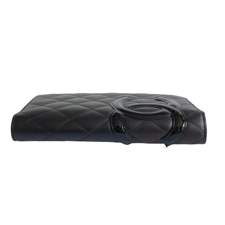 Chanel Cambon Bifold Wallet Black CC 17391983