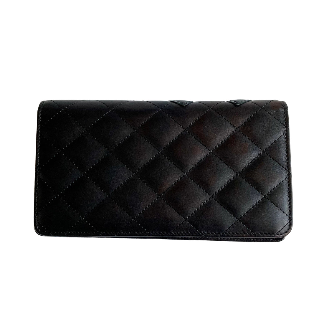 Chanel Cambon Bifold Wallet Black CC 17391983