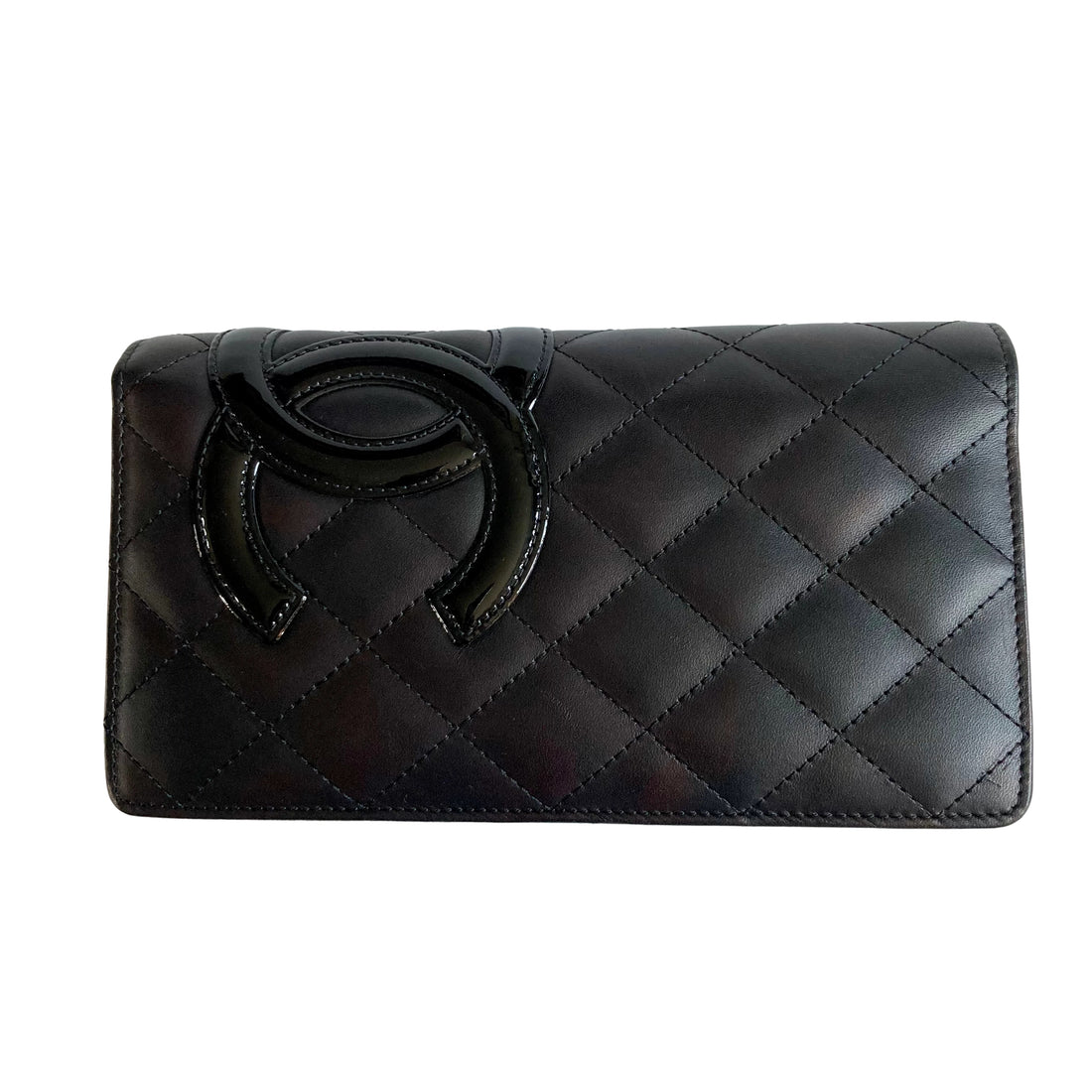 Chanel Cambon Bifold Wallet Black CC 17391983