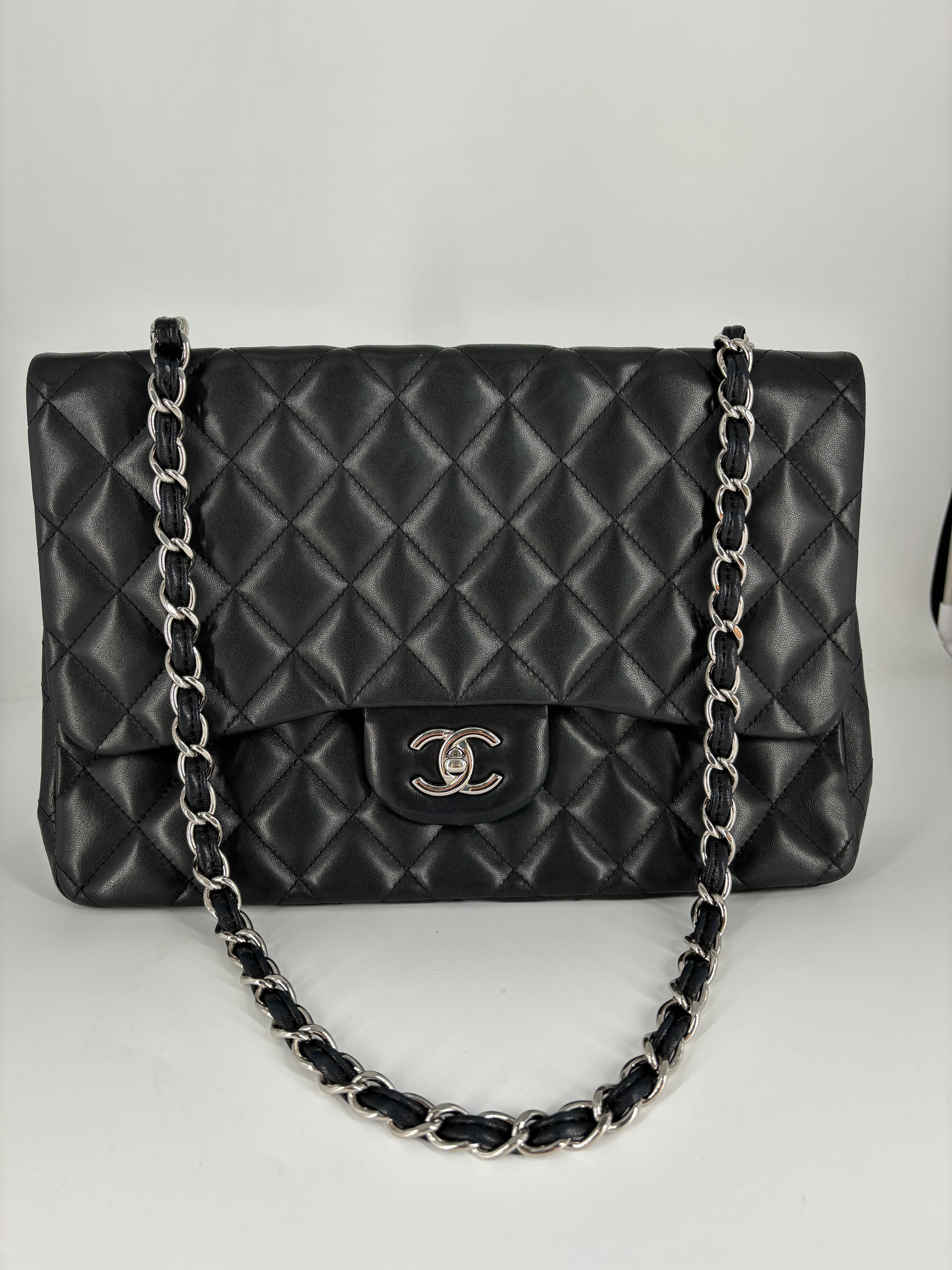 Chanel Classic Jumbo Single Flap SHW