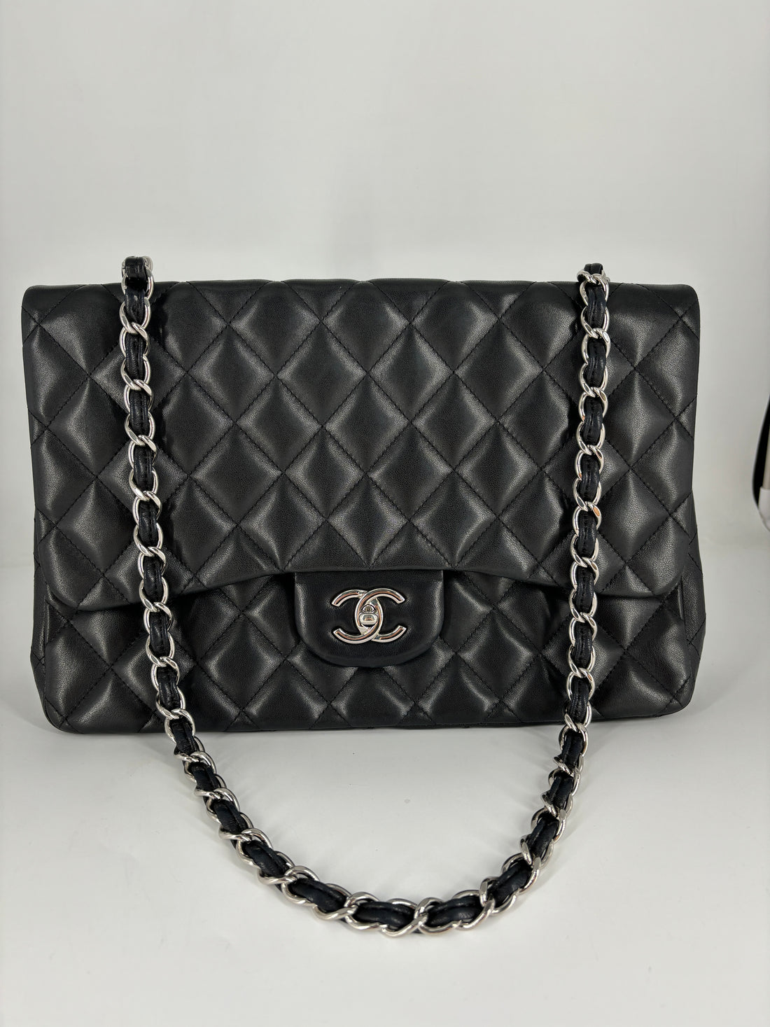Chanel Classic Jumbo Single Flap SHW CC150