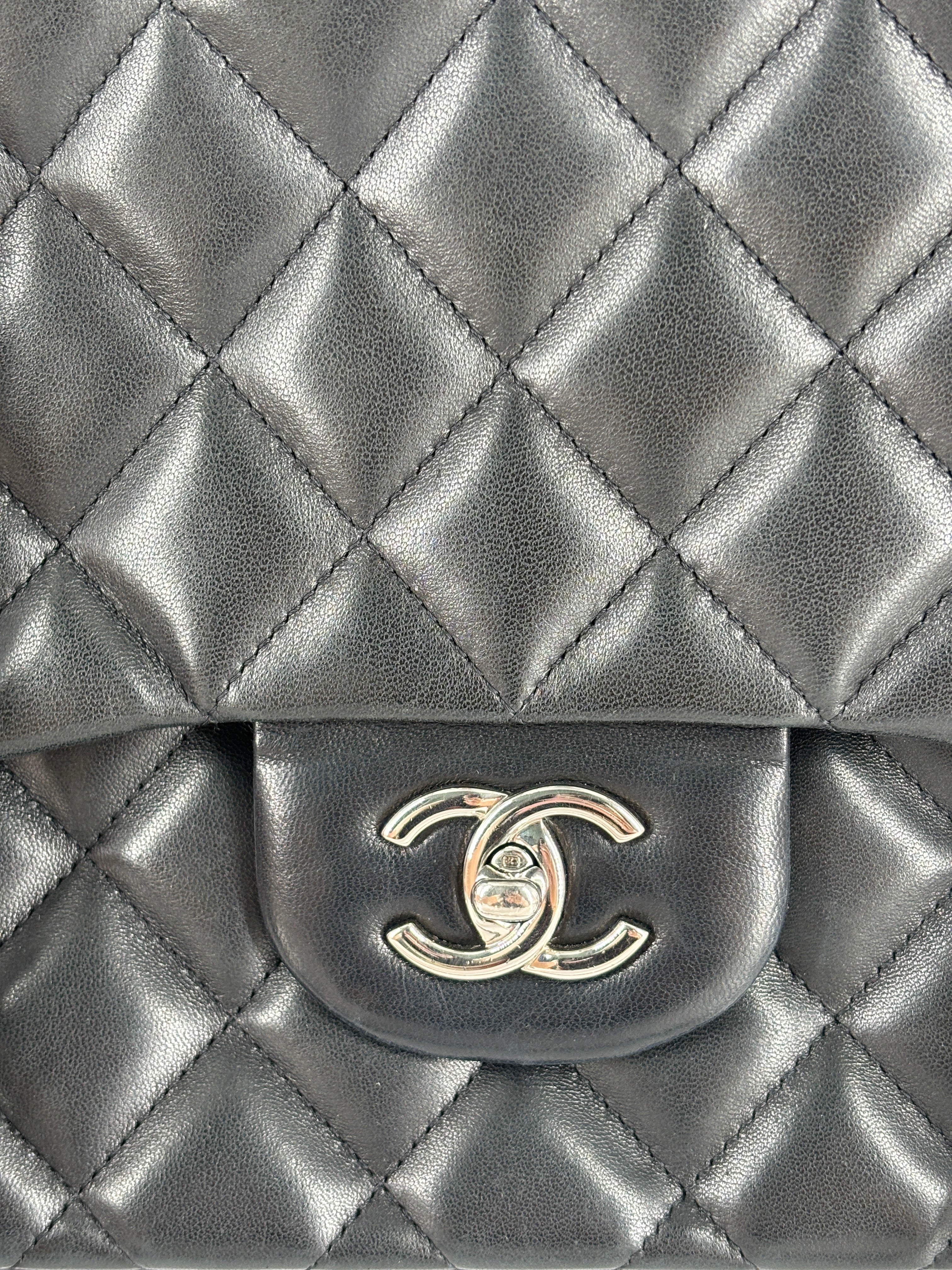 Chanel Classic Jumbo Single Flap SHW