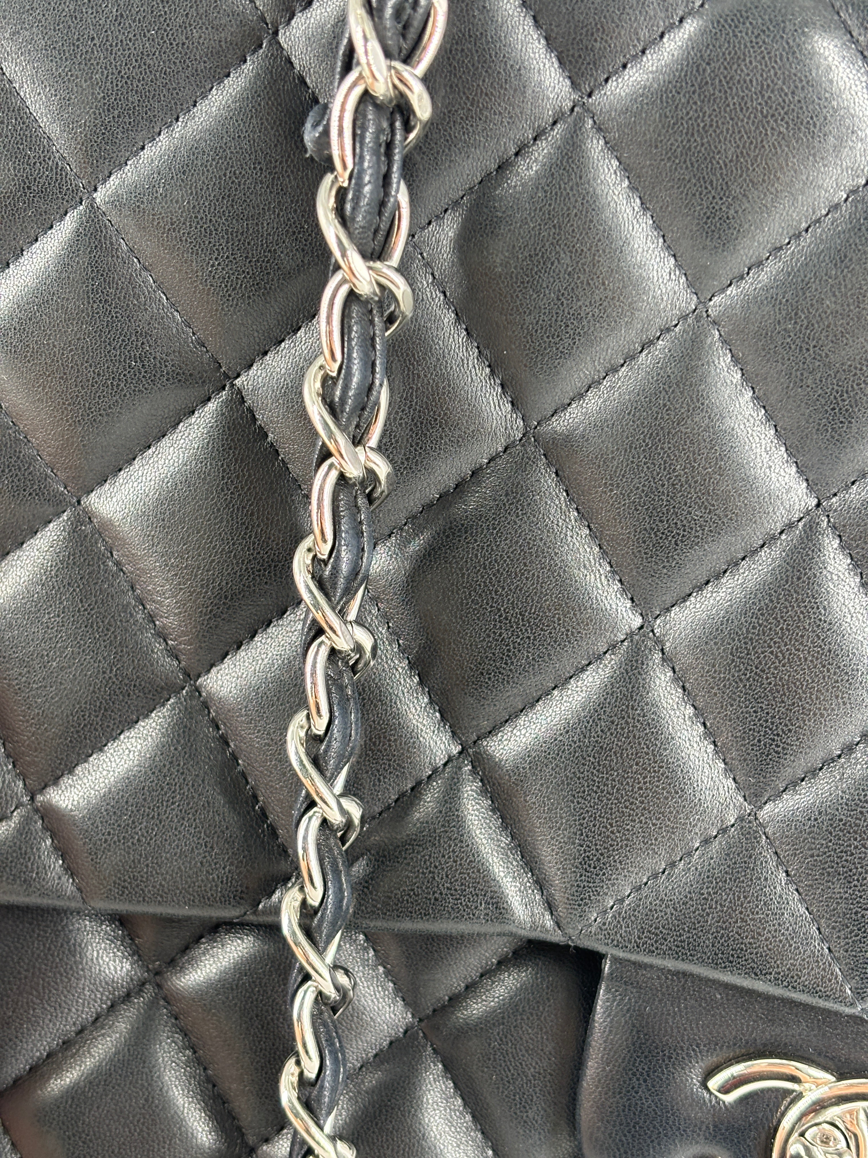 Chanel Classic Jumbo Single Flap SHW